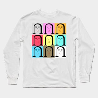 Letter U, the pattern 4 Long Sleeve T-Shirt